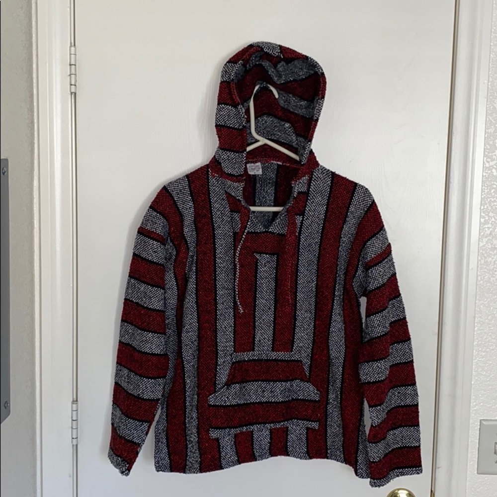 Poncho pullover hoodie